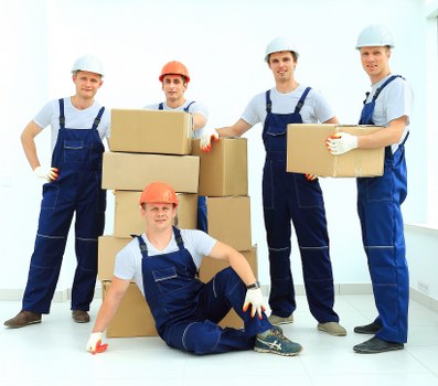 Professional team handling items with a Man with Van service