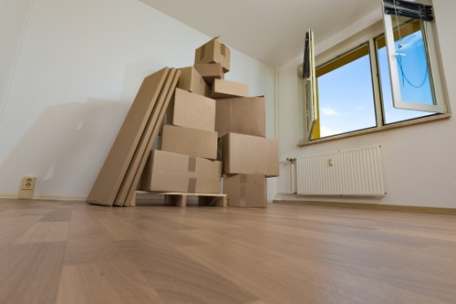 Eco-friendly packing materials used in Storage Brent office relocations